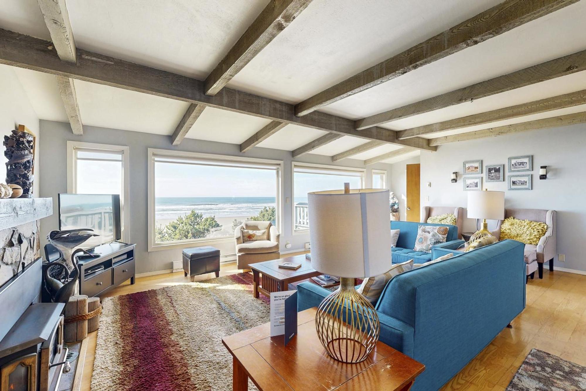 Seadrifter Oceanfront Beach House Seal Rock Eksteriør billede
